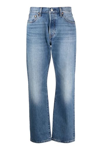 Levi's high-waisted straight-leg jeans - Blu