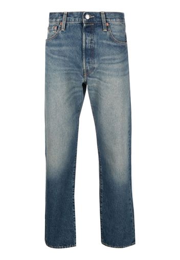 Levi's mid-rise straight-leg jeans - Blu