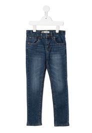 Levi's Kids slim-cut stonewashed jeans - Blu