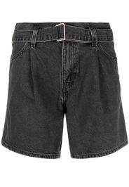 Levi's pleated denim shorts - Nero