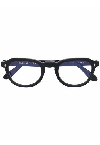 L.G.R oval-frame glasses - Nero