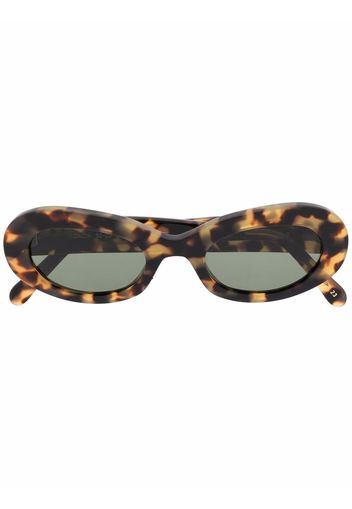 L.G.R Dalia round-frame sunglasses - Marrone