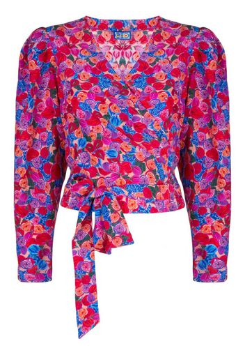 Blusa a fiori