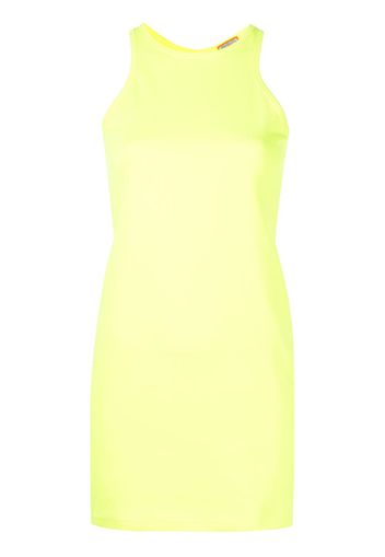 Lhd Hockney sleeveless backless mini dress - Giallo