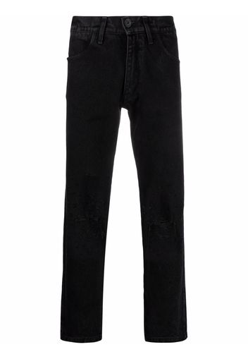 Liberal Youth Ministry mid-rise cropped jeans - Nero