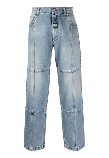 Liberal Youth Ministry panelled straight-leg jeans - Blu