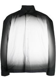 Liberal Youth Ministry ombré-effect cotton shirt jacket - Nero