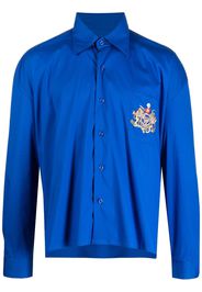 Liberal Youth Ministry Camicia con ricamo - Blu