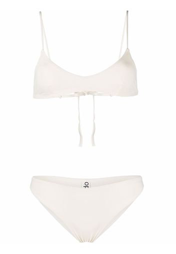 LIDO rear tie-fastening bikini - Toni neutri