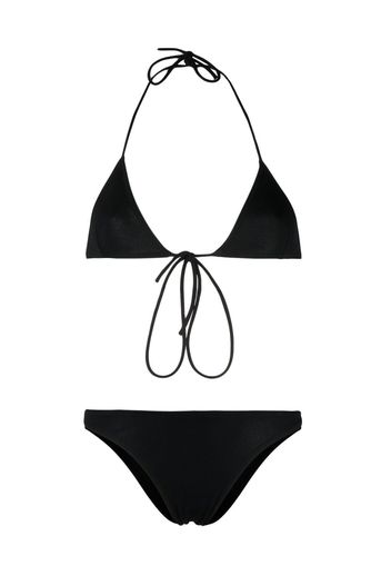 LIDO ribbed-knit bikini - Nero