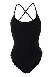 LIDO criss-cross back swimsuit - Nero