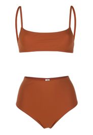 LIDO high-waisted bikini - Marrone