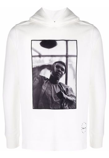 Limitato photograph-print hoodie - Bianco