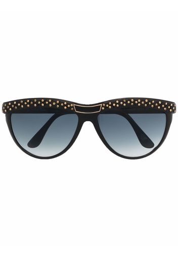 Linda Farrow Occhiali da sole cat-eye - Nero