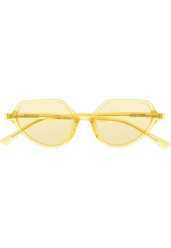 Linda Farrow Occhiali da sole cat-eye C7 - Giallo