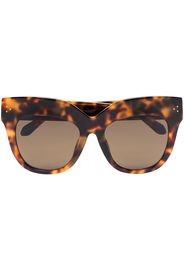 Linda Farrow Dunaway oversize-frame sunglasses - Toni neutri