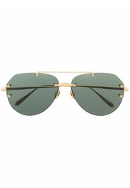 Linda Farrow aviator frame sunglasses - Oro