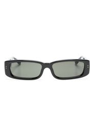 Linda Farrow Talita rectangle-frame sunglasses - Nero