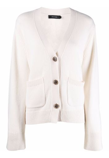 Lisa Yang Cardigan con scollo a V Danni - Bianco