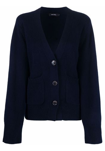 Lisa Yang Cardigan con scollo a V Danni - Blu