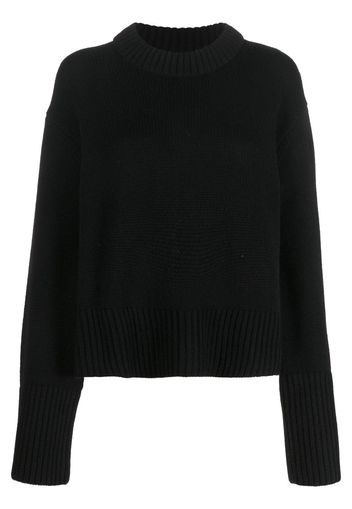 Lisa Yang crew-neck cashmere jumper - Nero