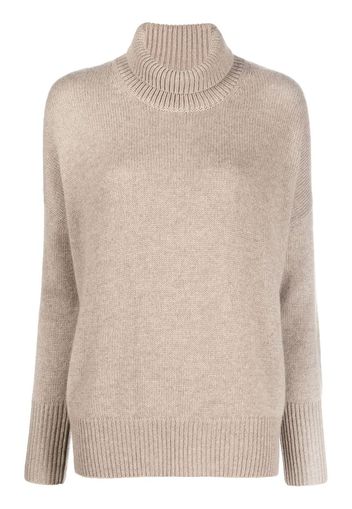 Lisa Yang cashmere roll-neck jumper - Toni neutri