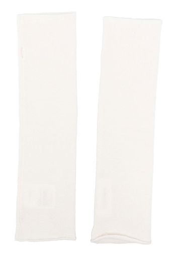 Lisa Yang Aspen cashmere fingerless gloves - Bianco