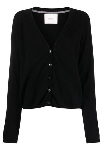 Lisa Yang V-neck cashmere cardigan - Nero