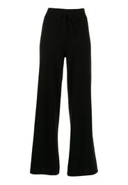 Lisa Yang wide-leg cashmere track trousers - Nero