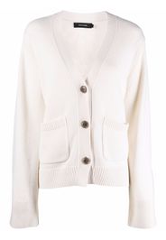 Lisa Yang Cardigan con scollo a V Danni - Bianco