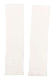 Lisa Yang Aspen cashmere fingerless gloves - Bianco