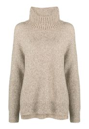 Lisa Yang Elwinn funnel-neck cashmere jumper - Toni neutri