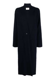 Lisa Yang single-breasted cashmere coat - Blu