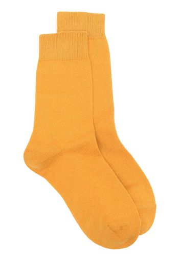 Liska cashmere ankle socks - Giallo