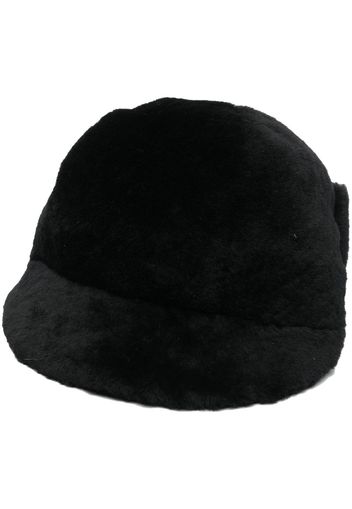 Liska drawstring-fastening shearling cap - Nero