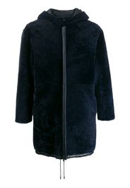 Cappotto con cappuccio reversibile