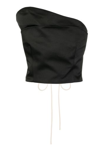 Litkovskaya Petal asymmetric croset top - Nero