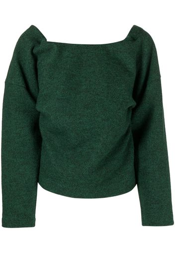 Litkovskaya lace-up detail jumper - Verde