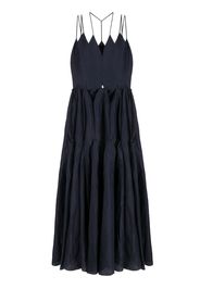 flared skirt maxi dress