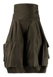 Litkovskaya high-waisted patch-pockets skirt - Verde