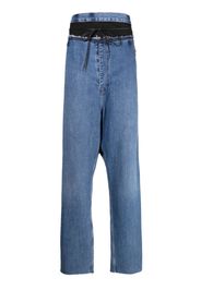 Litkovskaya high-waisted straight-leg jeans - Blu