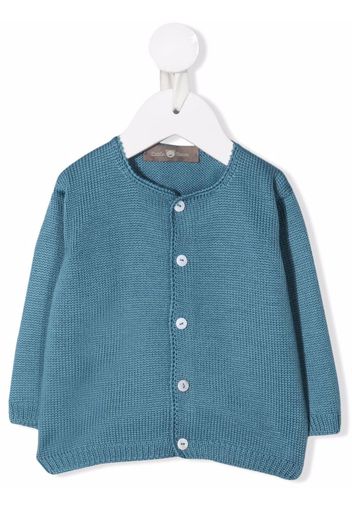 Little Bear wool button-front cardigan - Blu