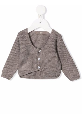 Little Bear stone wool cardigan - Toni neutri