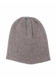 Little Bear ribbed-knit beanie - Marrone