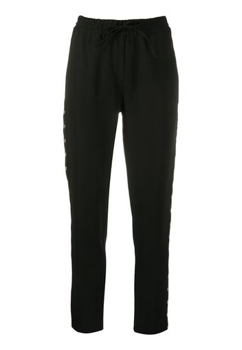 high-rise drawstring trousers