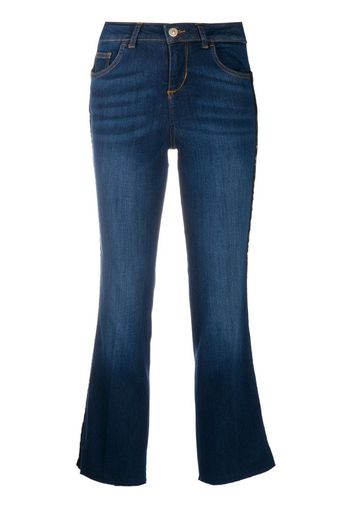 cropped flare jeans