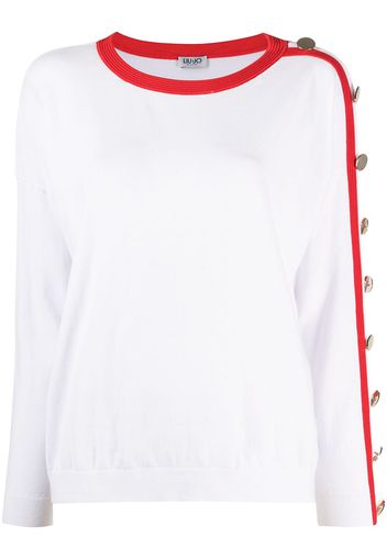 LIU JO T-shirt con decorazione - Bianco