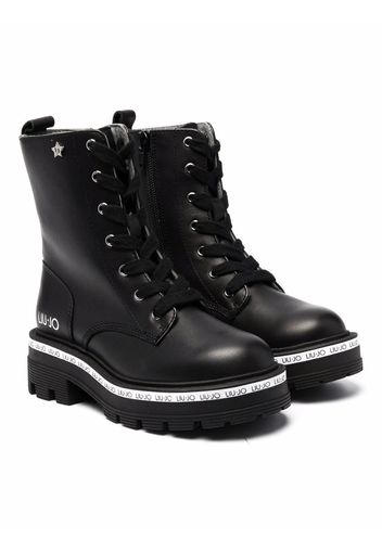 LIU JO Tailor 174 lace-up boots - Nero