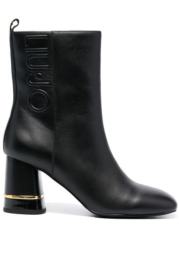 LIU JO 80mm leather ankle-boots - Nero