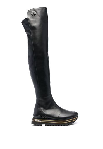 LIU JO Maxi Wonder 27 thigh boots - Nero